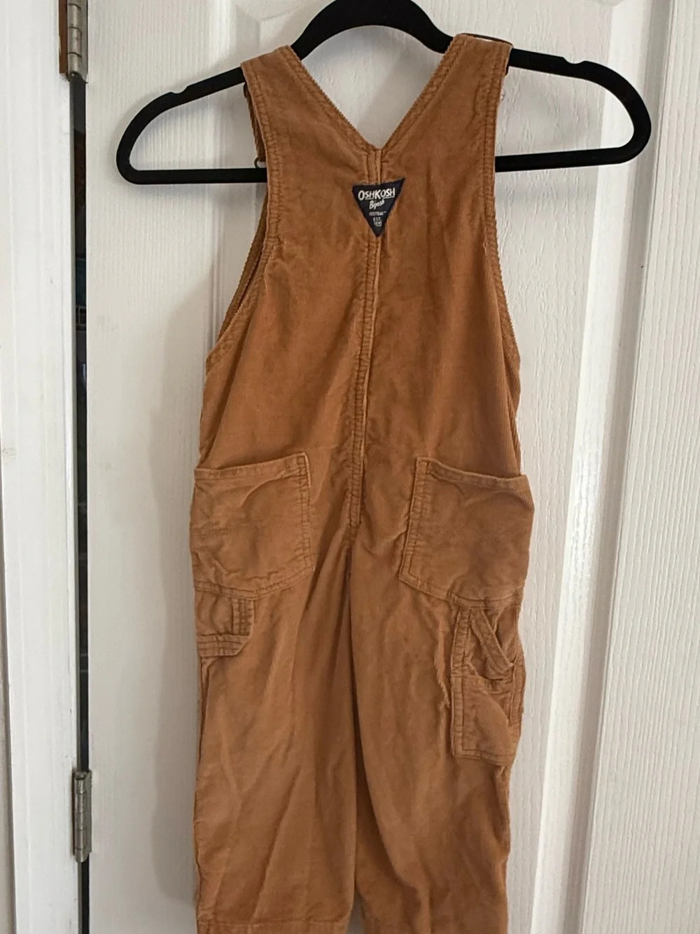 OshKosh B'gosh Toddler Corduroy Overalls in Brown, 4T
